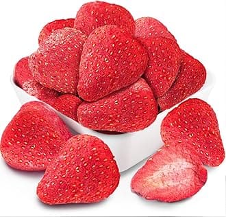 Whole Freeze-Dried Strawberries - 32 oz / 2 lb / 908g | Single-Ingredient | Select Harvest Freeze-Dried Fruit in Bulk | No Sugar Added, No Artificial Colors Added | Perfect for Oatmeal, Cereal, Yogurt & Baking Toppings