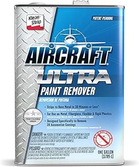 KLEAN-STRIP Aircraft Ultra Paint Remover - Powerful Formula Strips Automotive & Metal Coatings, Visible Lifting, Fast-Acting - 1 Gallon