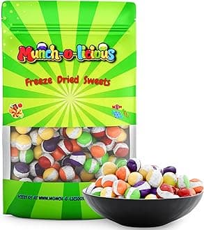 Munch-o-licious Freeze Dried Candy - 1kg - Vegan Halal Dried Sweets - Perfect TikTok Gift - American Sweets - Fun Freeze Dry Candy for Christmas - UK Halal