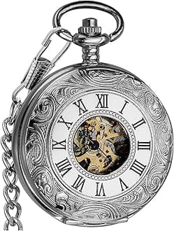 Skeleton pocket watch