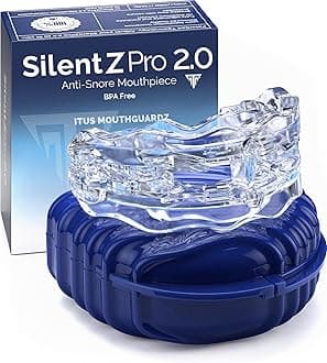 SilentZPro 2.0 - USA Designed Anti Snore Mouthpiece (Size: Large) - Fully Adjustable Anti Snore Mouth Guard - Professional Patented Anti Snore Device - Brand: Itus Mouthguardz