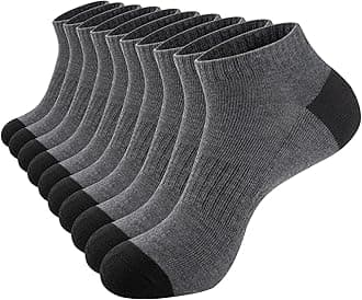 10 Pairs Mens Ankle Socks Low Cut Socks for Men Athletic Socks Breathable Cushioned