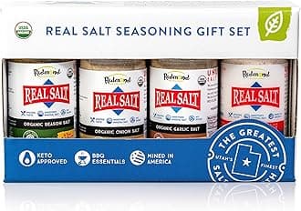 Redmond Real Sea Salt - Natural Unrefined Organic Gluten Free, Seasoning Set (1 Pack)