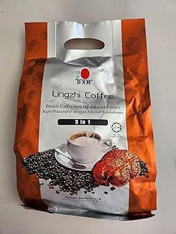 DXN Lingzhi 3 In 1 Ganoderma & Brazilian Coffee Powder - 25 X 20 Gms, Bag