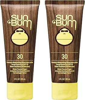 Original SPF 30 Sunscreen Lotion | Vegan and Hawaii 104 Act Compliant (Octinoxate & Oxybenzone Free) Broad Spectrum Moisturizing UVA/UVB Sunscreen with Vitamin E | 3 oz (Pack of 2)