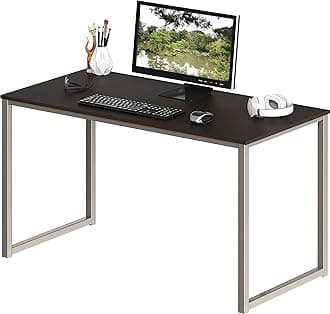 SHW Mission Home Office 40-Inch Computer Desk, Espresso