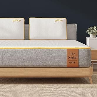 SleepyCat Original Ortho Mattress with AirGen™ Memory Foam | Medium Firm Feel for Balanced Comfort | 8 Inch |SoftTouch Bamboo Zipper Cover | 10 Years Warranty (Single Size,72x30x8 Inch)