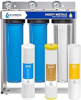 Express Water Incorporated WH300SCKS Heavy Metal Whole House Water Filter – Remove Lead
