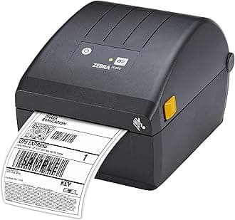 Zebra Direct Thermal Printer ZD220-4 Inch Desktop Printer - USB connectivity - Suitable for Logistics, Light Manufacturing, Retail and Healthcare Applications