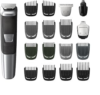 Norelco Philips Multigroom Series 5000 (MG5750/49) 18 Piece, Beard Face, Hair, Body Hair Trimmer for Men - NO Blade Oil