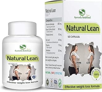 Natural Lean - Weight Loss, Obese Fat Cutter (Weight Management) - Pack of 60 Capsule