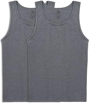 Fruit of The Loom Men's Eversoft Cotton T-Shirts & Tank Tops (S-4xl) Shirt (Pack of 2)