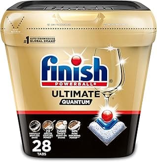 Ultimate Dishwasher Detergent- 28 Count - With CycleSync™ Technology - Dishwashing Tablets - Dish Tabs