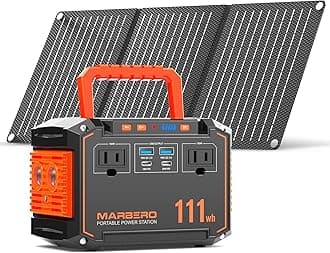 MARBERO M138MAXSL30 Portable Power Station Foldable Solar Panel Kit