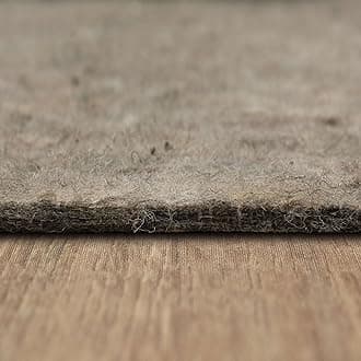 Mohawk Home 8' x 11' 3/8 Rug Pad 100% Felt Protective Cushion, Premium Comfort Underfoot – Safe for All Floors