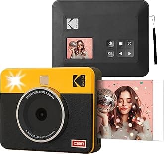 Mini Shot 3 Retro 4PASS 2-in-1 Instant Digital Camera and Photo Printer (3x3 inches)