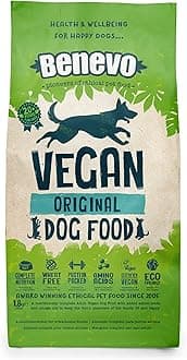 Benevo Dog Food, Dog Food, Vegetarian, Adult Dog, 4.4 lbs (2 kg), Regular Imports, Vegan Pet Food, Allergy-Free, Natural Plant Ingredients, Preservatives, Additive-Free, Pet Supplies, Dry Food, Vegan