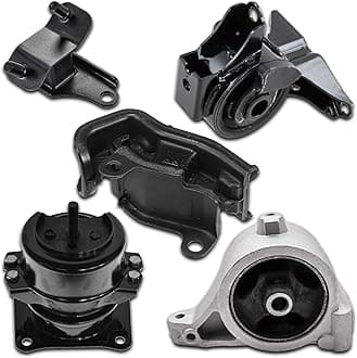 Engine Motor Mount and Transmission Mount Kit Compatible with 2001-2002 Acura MDX, 2003-2004 Honda Pilot 3.5L 4WD Front and Rear Motor Mount