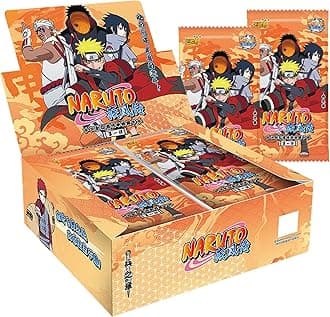 Gwrtozx NarutoNinja Cards Booster Box: 150 Collectible Trading Cards (30 Packs of 5)