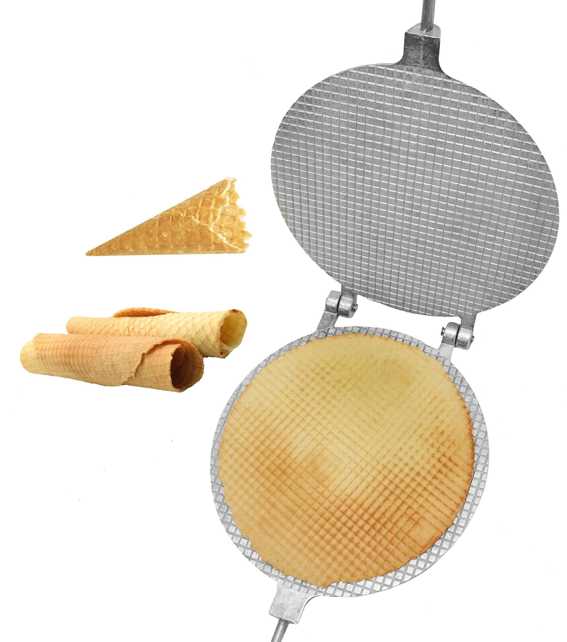 Waffle Maker - Waffle Cone Maker - Krumkake Iron - Wafer Maker - Waffle Makers - Waffle Cone Maker Machine - Stroopwafel Maker - Ice Cream - Wafer Iron Stroopwafel - Вафельница для трубочек