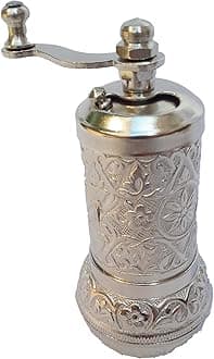 Turkish Pepper Grinder,Spice,Salt,Coffee Mill, Metal, Heavy&Thick HANDMADE