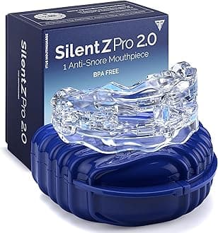 SilentZPro 2.0 - USA Designed Anti Snore Mouthpiece (Size: Small) - Fully Adjustable Anti Snore Mouth Guard - Professional Patented Anti Snore Device - Brand: Itus Mouthguardz