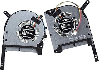 Deal4GO CPU & Graphics GPU Cooling Fan Replacement for ASUS FX506 FX505 FX566 FX706 FA506 FA706 FX705 FX506LH-AS51 FX505DT-AH51 FX566LH-HN257T