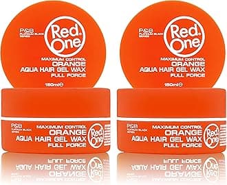 Hair Styling Orange 2x 150 ml | Edge Control | Ultra Hold | Gel Wax | Men & Women Hair Wax | Melon Scent | Maximum Control