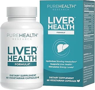 Liver Health Repair & Cleanse Supplement - Blend with Artichoke Extract, Milk Thistle, Ginger, Alfalfa, Turmeric & Beet Roots, Support Health Liver Function Boost Immune System -
