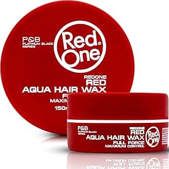 Hair Styling Wax Red 150 ml | Edge Control | Hair Gel Wax | Ultra Hold | Strawberry Scent | Men & Women Hair Wax | Maximum Control | Shine Look