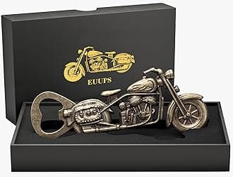 Unique Motorcycle Beer Gifts for Men Vintage Motorcycle Bottle Opener, Fathers Day Gift Birthday Christmas Gift for Him Dad Husband Grandpa Boyfriend