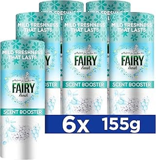 Fairy In-Wash Scent Booster, 6 packs x155 g, Fresh, Mild Freshness That Lasts