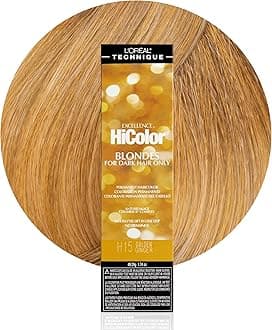L'Oréal Technique HiColor Browns & Blondes Permanent Hair Color - Lifts Dark Hair in One Step, No Brassiness, Rich, Smooth Creme Formula, Intense, Long-Lasting Color