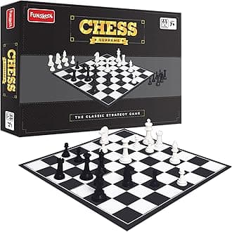 Funskool Games, Chess Supreme, War & Strategy Game, Chess Set, Kids, Adults & Family, 2 Players, Ages 7 and Above, Multicolor