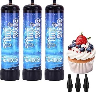 Whipped Cream Charger 640g 1L Cream Chargers 3-Pack