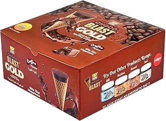 Pure Temptation® Chocolate Waffle Cone Candy (30 Pcs) – Premium Coffee-Flavoured Gift Pack – Choco Cone Treats for Coffee Lovers – Pack of 1