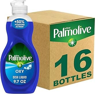 Ultra Liquid Dish Soap, Oxy Power Degreaser, Blue, 9.7 Fl Oz (16 pack)