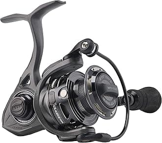 Clash II Spinning Reel - Lightweight Saltwater Shore and Kayak Fishing Reel for Lure Fishing - Sea Fishing Reel for Bass, Pollack, Cod, Wrasse, Grey/Black