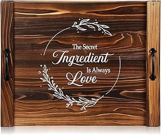 Patelai Noodle Board Stove Wooden Cover Stove Top Cutting Board with Handles 27.5 X 21.6 Inches Sink Cover for Electric Gas Burners Kitchen Counter Space(Thankful Style)