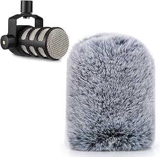 Rode PodMic Pop Filter, Furry Microphone Cover Wind and Noise Reduction, Microphone Covers Foam Compatible with Rode PodMic by SUNMON