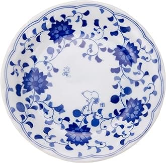 Sunupii 630135 Indigo Arabesque 5-Size Plate, Comes in a Presentation Box