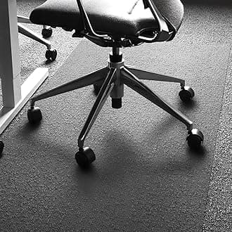 Floortex Polycarbonate XXL Office Mat for All Pile Carpets, 60 x 118, Rectangular, Clear (FR1115030023ER) by Floortex