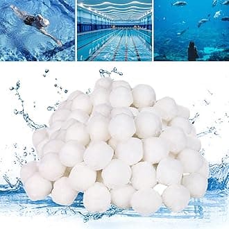 ConBlom Pool Filter Balls, 700g Filter Balls for Sand Filter, Reusable Fiber Ball for Pond/Swimming Pool/Fish Tank Sand Filters (Equals 50lbs Pool Filter Sand)