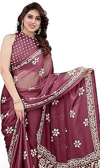 Women's Chiffon Batik Print Saree