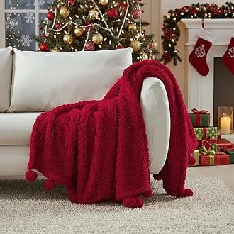 Red Sherpa Blanket