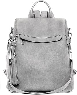 Telena Backpack Purse for Women, PU Leather Anti Theft Travel Backpack Purse Shoulder Bags with Tassel