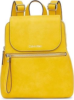 Calvin KleinReyna Novelty Key Item Flap Backpack, Daffodil