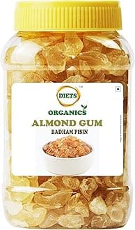 Diets Organics Almond Gum/Badam Pisin/Gond Katira/Badam Gum- (250g)