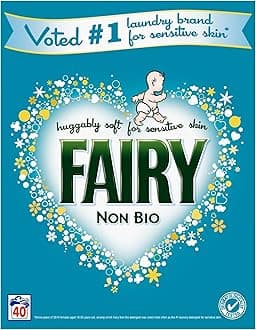 Fairy Non Bio Washing Powder for Sensitive Skin 40 Washes, 2.6kg