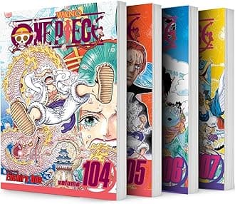 The One Piece Series, Vol. 104-107, 4 Books Collection Set by Eiichiro Oda